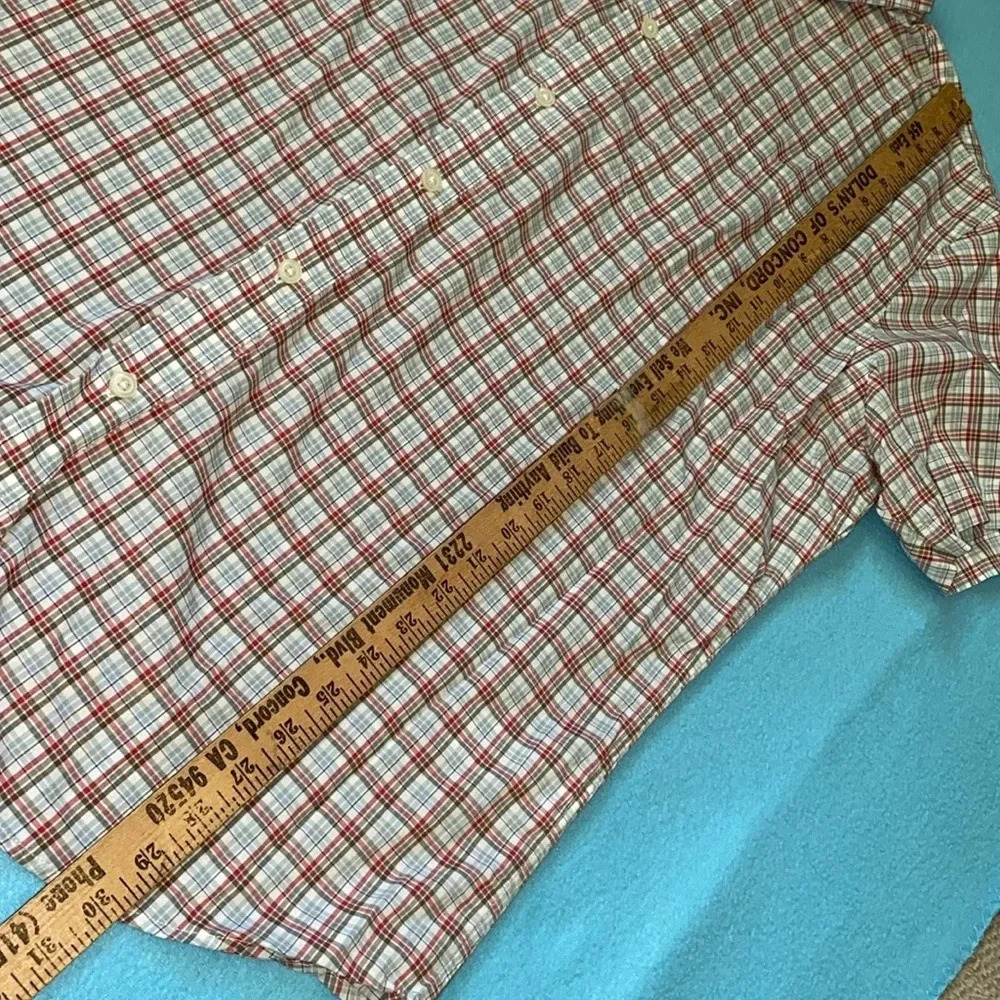 BANANA REPUBLIC button down short sleeve stretch soft wash slim fit NEW size XL - Picture 8 of 11